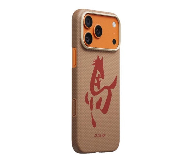 PITAKA Edge Case do iPhone 17 Pro Max Ink Horse Gold & Jade - 1541617 - zdjęcie